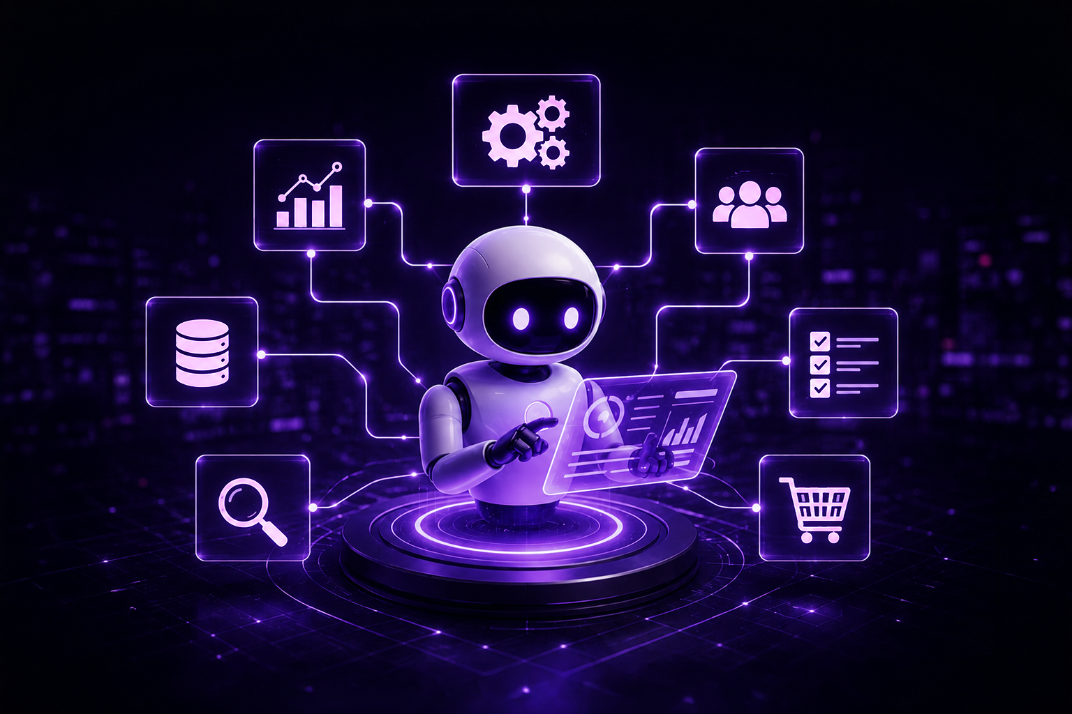 Agentix System team working on an automation workflow